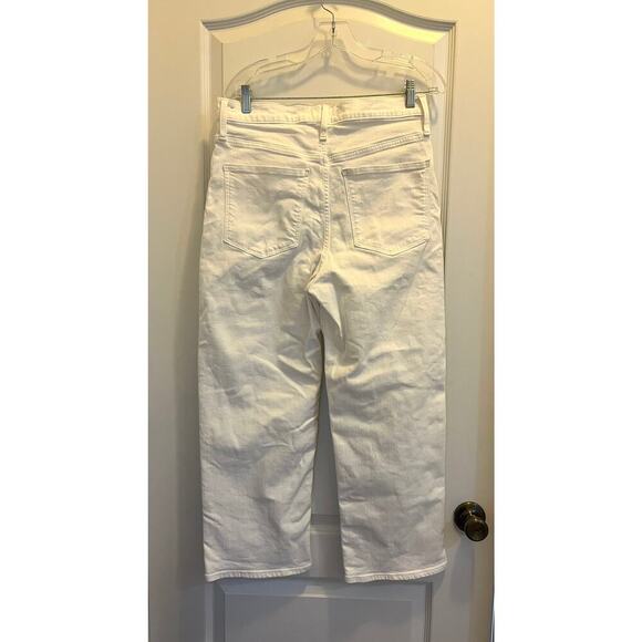Madewell Slim Wide-Leg Jeans in Tile White - Picture 5 of 12